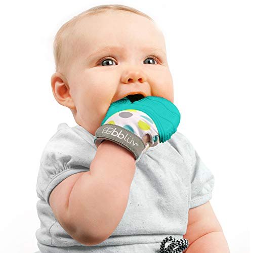 bblüv - Glüv - Silicone Baby Teething Mitten with Opposable Thumb