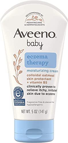 Aveeno Eczema Therapy Daily Moisturizing Cream for Sensitive Skin, 5 oz