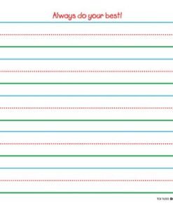 Teacher Created Resources (76503) Smart Start K-1 Writing Paper: 360 sheets