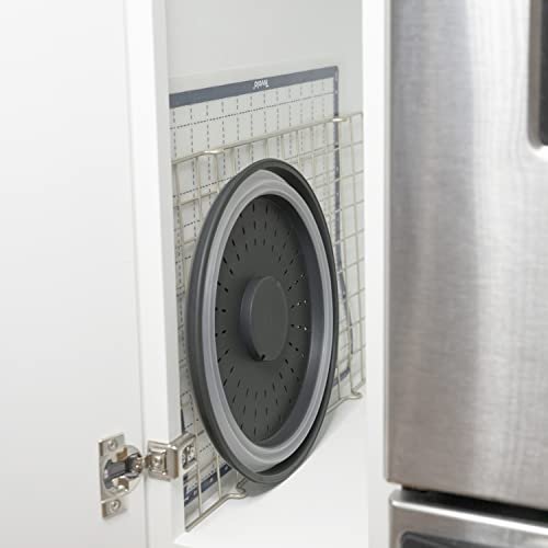 Tovolo - Vented Collapsible Microwave Splatter Proof Food Plate Cover, Charcoal - Image 4