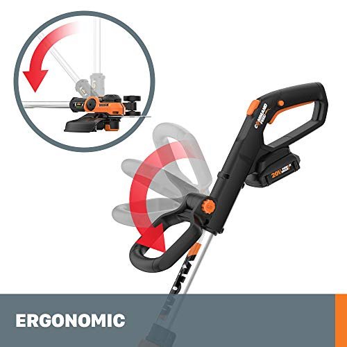 Worx WG163 GT 3.0 20V PowerShare 12" Cordless String Trimmer & Edger (Battery & Charger Included) - Image 5
