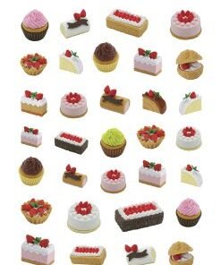Desserts (Japanese Puzzle Eraser) Standard Stickers