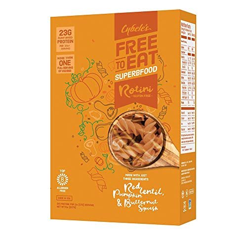 Cybele's Free to Eat Gluten Free, Grain Free Pasta - 8oz Box (Pack of 6)
