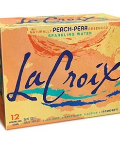 LaCroix Sparkling Water, Peach-Pear 12oz Cans, 12 Pack