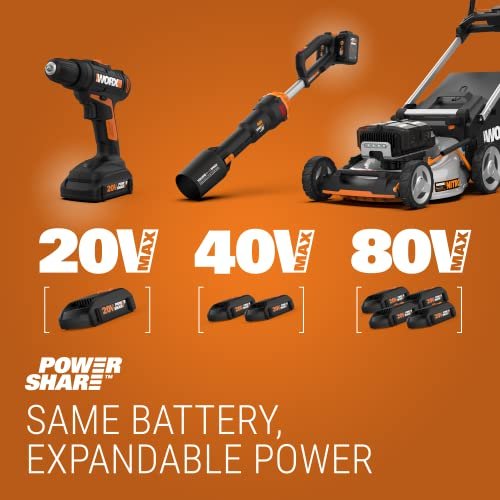 Worx WG163 GT 3.0 20V PowerShare 12" Cordless String Trimmer & Edger (Battery & Charger Included) - Image 2