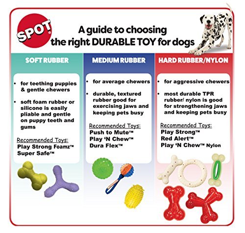 SPOT Play Strong Medium Ball 3.25” For Dogs - Image 3